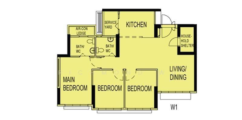 101A Canberra Street, 101A Canberra Street, Sembawang / Yishun, 3 Bedrooms, 1,001 sqft, HDB Flat For Sale, by Richmond Wu, 500256051 - PropertyGuru.com.sg