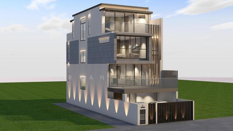 Brand New 5-Bedroom End-Lot House in Serangoon Garden Estate, Hougang / Punggol / Sengkang, 5 Bedrooms, 4,422 sqft, Corner Terrace For Sale, by Ryan Heng, 500256053 - Exterior - PropertyGuru.com.sg