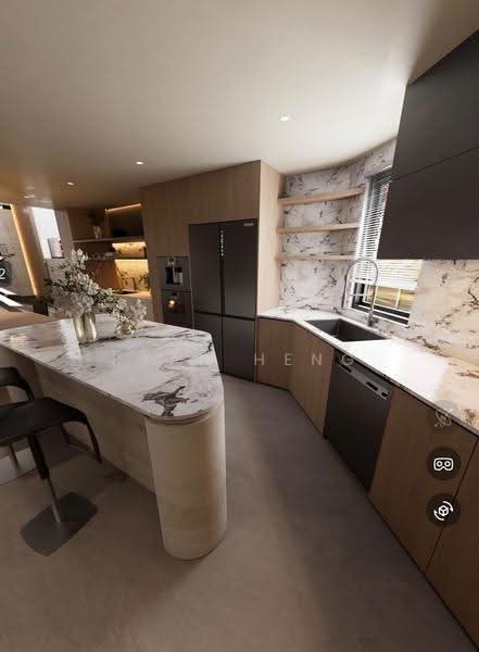 Brand New 5-Bedroom End-Lot House in Serangoon Garden Estate, Hougang / Punggol / Sengkang, 5 Bedrooms, 4,423 sqft, Corner Terrace For Sale, by Ryan Heng, 500256076 - Kitchen - PropertyGuru.com.sg