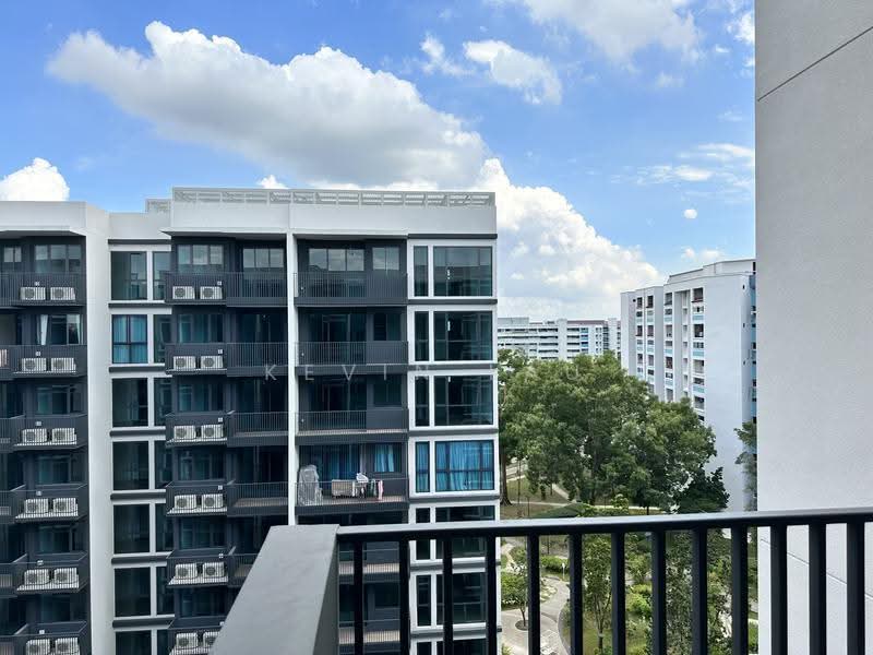 Treasure at Tampines, 17 Tampines Lane, Pasir Ris / Tampines, 1 Bedroom, 463 sqft, Condominium For Rent, by Kevin Lau, 500256124 - Balcony - PropertyGuru.com.sg