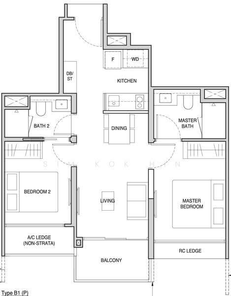 Norwood Grand, 2 Champions Way, Admiralty / Woodlands, 2 Bedrooms, 624 sqft, Condominium For Rent, by Sim Kok Hin, 500256192 - PropertyGuru.com.sg
