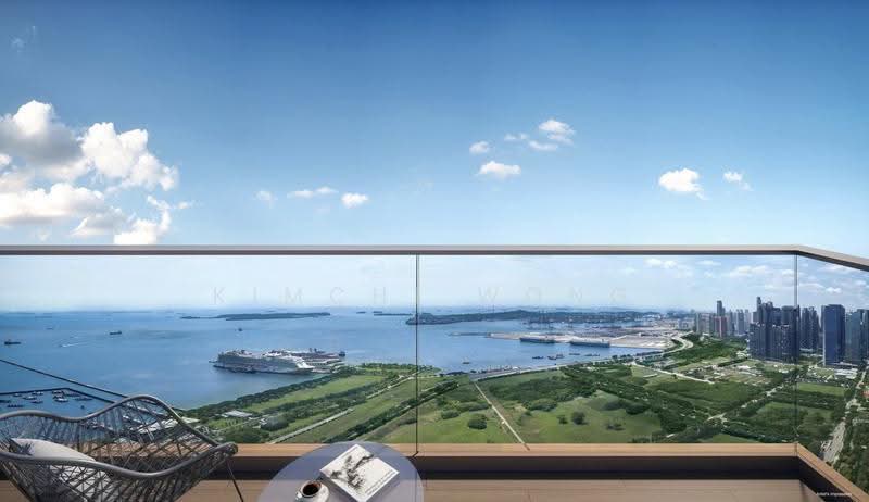 One Marina Gardens, 3 Marina Gardens Lane, Boat Quay / Raffles Place / Marina, 2 Bedrooms, 657 sqft, Apartment For Sale, by Kimchi Wong, 500256224 - Balcony - PropertyGuru.com.sg