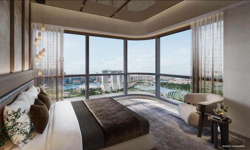 One Marina Gardens, 3 Marina Gardens Lane, Boat Quay / Raffles Place / Marina, 2 Bedrooms, 657 sqft, Apartment For Sale, by Kimchi Wong, 500256224 - Bedroom - PropertyGuru.com.sg
