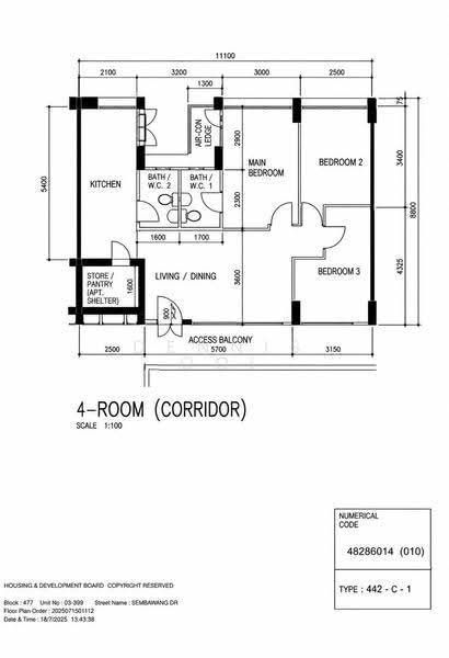 477 Sembawang Drive, 477 Sembawang Drive, Sembawang / Yishun, 3 Bedrooms, 926 sqft, HDB Flat For Sale, by Dennis Ooi, 500256236 - PropertyGuru.com.sg
