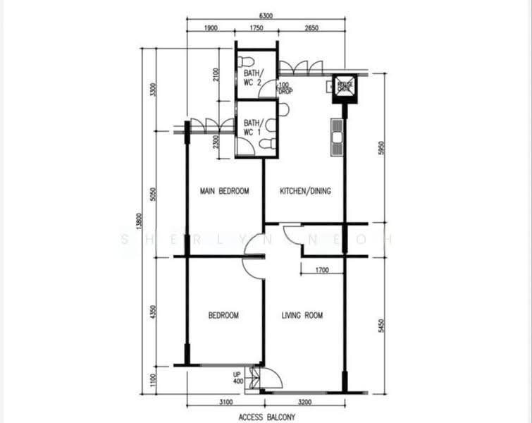 615 Yishun Ring Road, 615 Yishun Ring Road, Sembawang / Yishun, 2 Bedrooms, 786 sqft, HDB Flat For Sale, by Sherlyn Neoh, 500256287 - PropertyGuru.com.sg