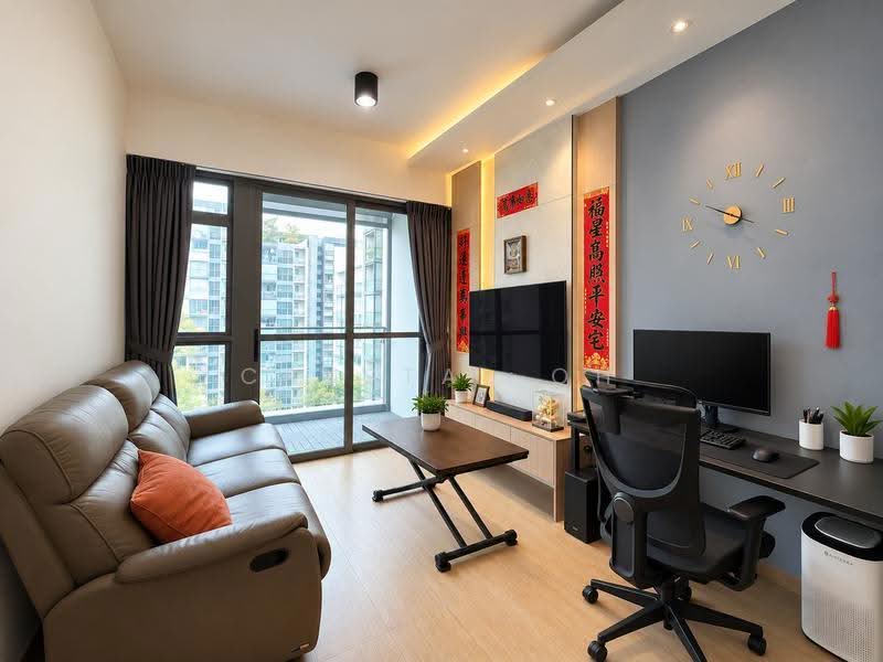 The Alps Residences, Tampines Avenue 10, Pasir Ris / Tampines, 1 Bedroom, 506 sqft, Condominium For Sale, by Crystal Oh, 500256291 - Living Room - PropertyGuru.com.sg