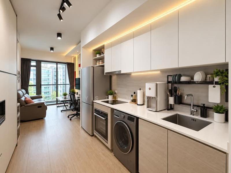 The Alps Residences, Tampines Avenue 10, Pasir Ris / Tampines, 1 Bedroom, 506 sqft, Condominium For Sale, by Crystal Oh, 500256291 - Living Room - PropertyGuru.com.sg