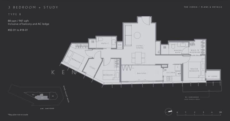 The Iveria, 2 Kim Yam Road, Orchard / River Valley, 3 Bedrooms, 947 sqft, Condominium For Sale, by Kennedy Yong, 500256310 - PropertyGuru.com.sg