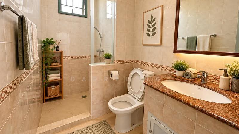 Yew Mei Green, 50 Choa Chu Kang North 6, Dairy Farm / Bukit Panjang / Choa Chu Kang, Room Rental, 120 sqft, Condominium For Rent, by Darryl Ng, 500256359 - Bathroom - PropertyGuru.com.sg