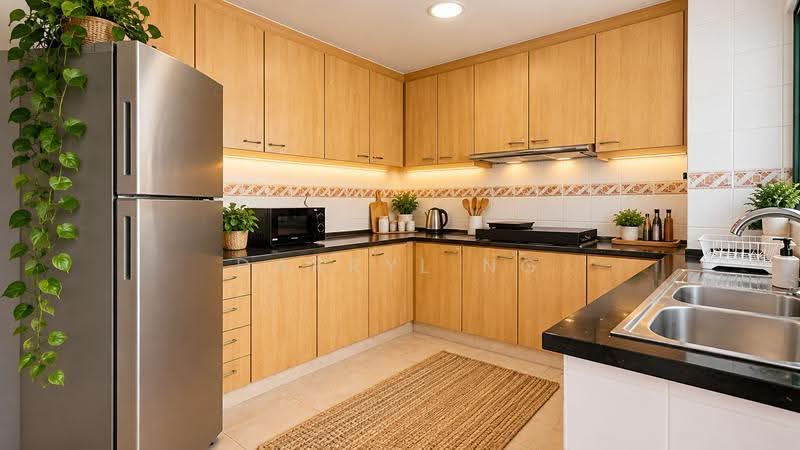 Yew Mei Green, 50 Choa Chu Kang North 6, Dairy Farm / Bukit Panjang / Choa Chu Kang, Room Rental, 120 sqft, Condominium For Rent, by Darryl Ng, 500256359 - Kitchen - PropertyGuru.com.sg