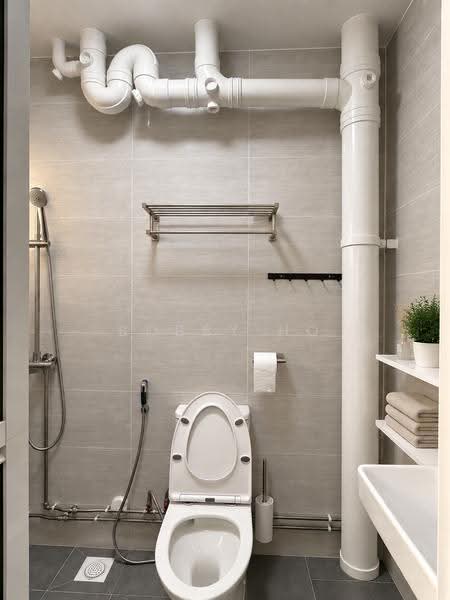 858 Woodlands Street 83, 858 Woodlands Street 83, Admiralty / Woodlands, 4 Bedrooms, 1,313 sqft, HDB Flat For Sale, by Bobby Ho, 500256382 - Bathroom - PropertyGuru.com.sg