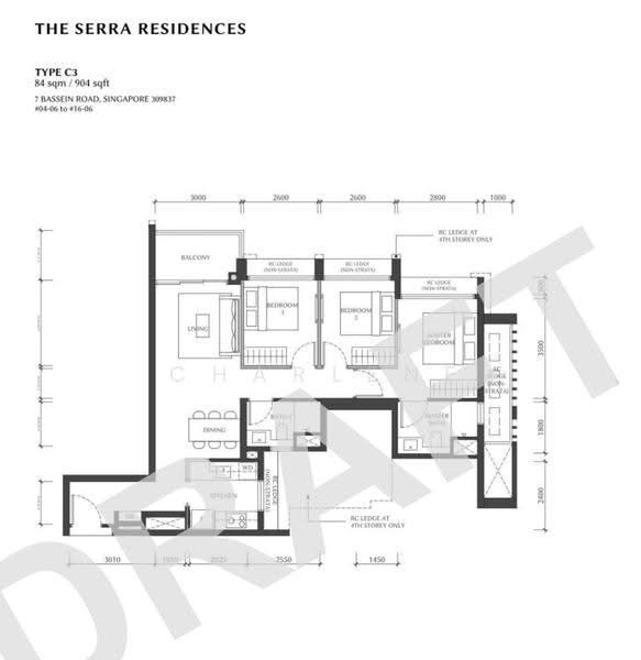 The Serra Residences-500m from Novena MRT, 1km to SJI and ACS(Pri), BASSEIN ROAD, Newton / Novena, 3 Bedrooms, 902 sqft, Condominium For Sale, by Charlene Lim (林静龄), 500256387 - PropertyGuru.com.sg