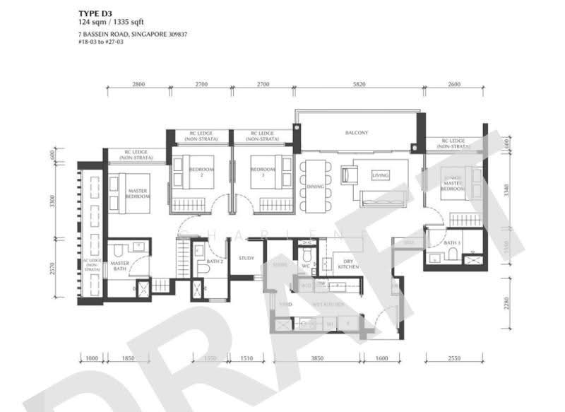 The Serra Residences, 7 Bassein Road, Newton / Novena, 4 Bedrooms, 1,332 sqft, Condominium For Sale, by Charlene Lim (林静龄), 500256390 - PropertyGuru.com.sg