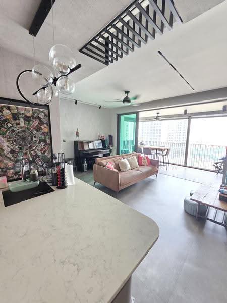 The Topiary, 25 Fernvale Lane, Seletar / Yio Chu Kang, 4 Bedrooms, 1,292 sqft, Executive Condominium For Sale, by Justin Siow, 500256480 - Living Room - PropertyGuru.com.sg