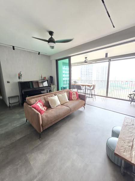 The Topiary, 25 Fernvale Lane, Seletar / Yio Chu Kang, 4 Bedrooms, 1,292 sqft, Executive Condominium For Sale, by Justin Siow, 500256480 - Living Room - PropertyGuru.com.sg