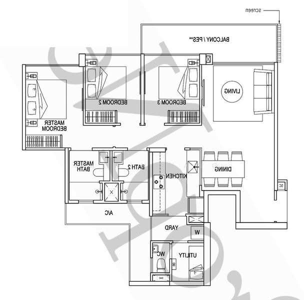 Signature At Yishun, 25 Yishun Street 51, Sembawang / Yishun, 3 Bedrooms, 1,098 sqft, Condominium For Sale, by Calvin Wang, 500256538 - PropertyGuru.com.sg