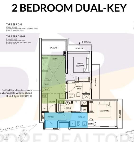 Grand Dunman, 10 Dunman Road, East Coast / Marine Parade, 2 Bedrooms, 721 sqft, Condominium For Sale, by Ivy Chew, 500256541 - PropertyGuru.com.sg