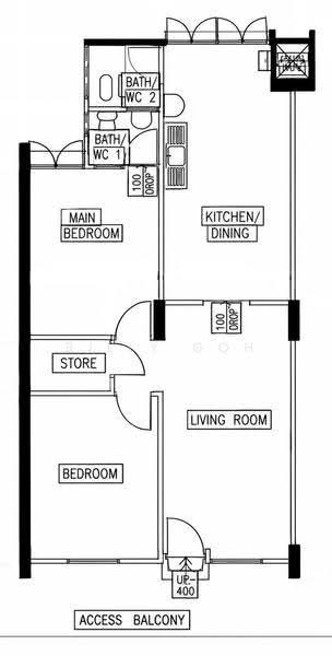 540 Ang Mo Kio Avenue 10, 540 Ang Mo Kio Avenue 10, Ang Mo Kio / Bishan / Thomson, 2 Bedrooms, 732 sqft, HDB Flat For Sale, by Billy Goh, 500256580 - PropertyGuru.com.sg