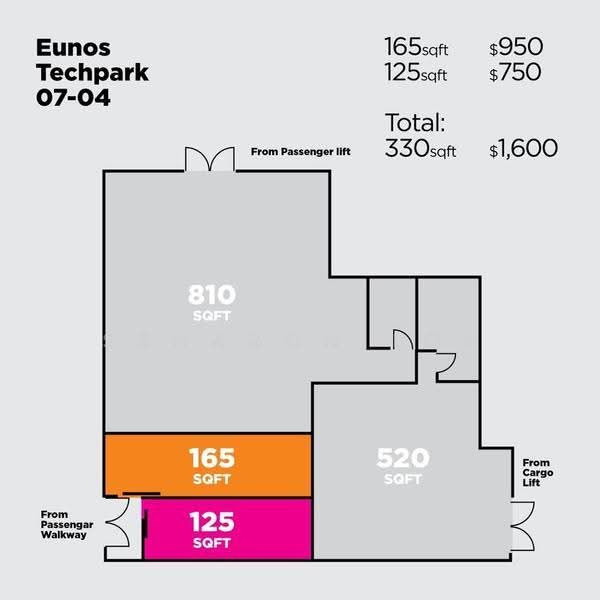Eunos Techpark, 45 60, Eunos / Geylang / Paya Lebar, 800 sqft, Factory / Workshop (B2) For Rent, by Ssharon Loh, 500256590 - CommercialGuru.com.sg