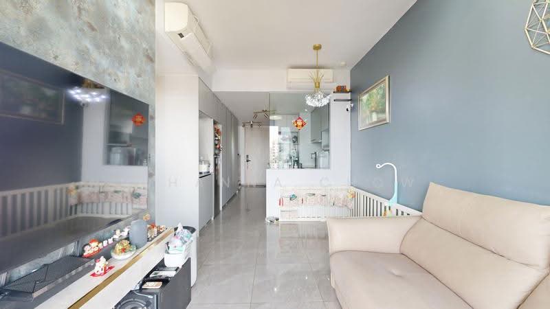 The Garden Residences, 1 Serangoon North View, Hougang / Punggol / Sengkang, 2 Bedrooms, 614 sqft, Condominium For Sale, by Johanna Chow, 500256596 - Living Room - PropertyGuru.com.sg