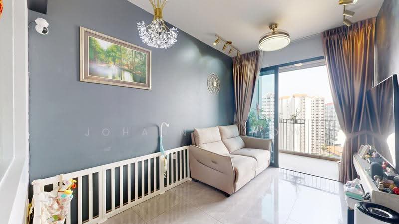 The Garden Residences, 1 Serangoon North View, Hougang / Punggol / Sengkang, 2 Bedrooms, 614 sqft, Condominium For Sale, by Johanna Chow, 500256596 - Living Room - PropertyGuru.com.sg