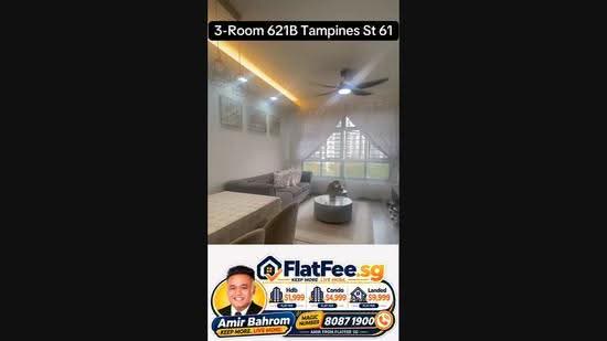621B Tampines Street 61, 621B Tampines Street 61, Pasir Ris / Tampines, 2 Bedrooms, 742 sqft, HDB Flat For Sale, by Amir Bahrom, 500256619 - PropertyGuru.com.sg