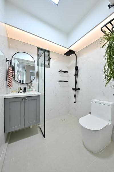 676D Punggol Drive, 676D Punggol Drive, Hougang / Punggol / Sengkang, 3 Bedrooms, 1,001 sqft, HDB Flat For Sale, by Edric Ho, 500256669 - Bathroom - PropertyGuru.com.sg