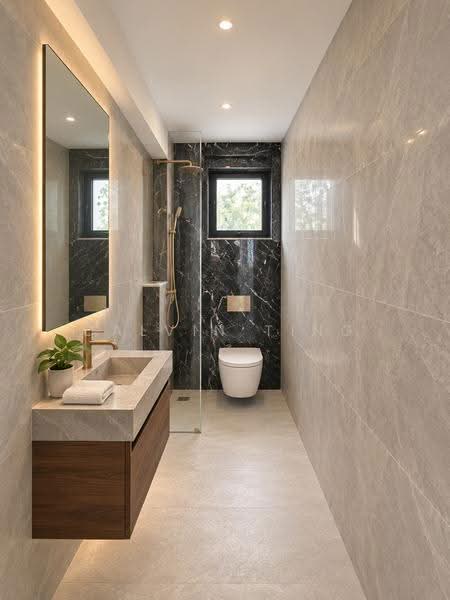 Brand New Terrace For Sale At Jalan Leban!, Jalan Leban, Ang Mo Kio / Bishan / Thomson, 5 Bedrooms, 5,133 sqft, Terraced House For Sale, by Calvin Ting, 500256701 - Bathroom - PropertyGuru.com.sg