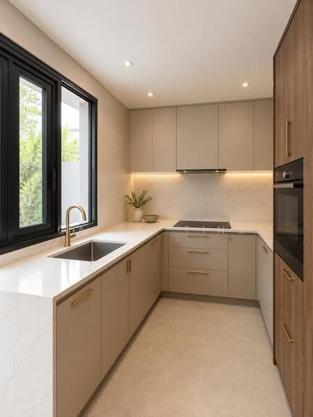 Brand New Terrace For Sale At Jalan Leban!, Jalan Leban, Ang Mo Kio / Bishan / Thomson, 5 Bedrooms, 5,133 sqft, Terraced House For Sale, by Calvin Ting, 500256701 - Kitchen - PropertyGuru.com.sg