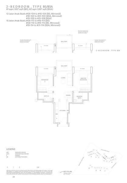 The Reserve Residences, 9 Jalan Anak Bukit, Clementi Park / Upper Bukit Timah, 2 Bedrooms, 657 sqft, Condominium For Sale, by GERRAD ., 500256702 - PropertyGuru.com.sg
