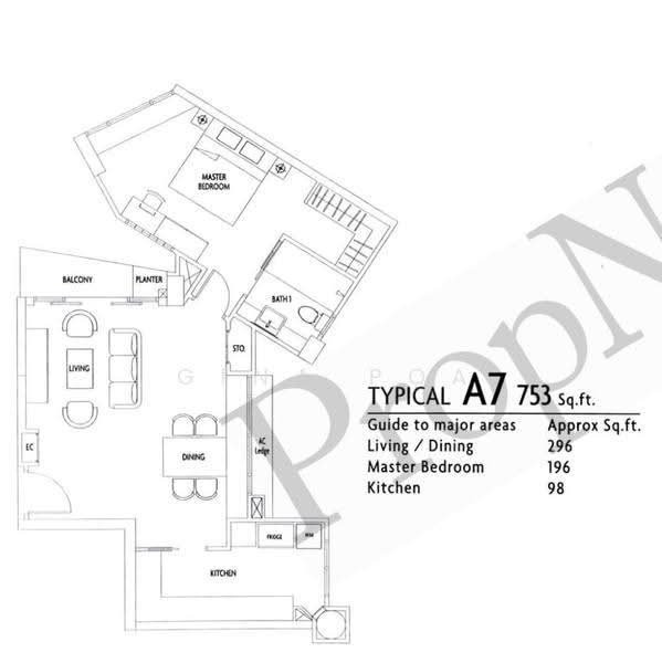 Dhoby ghaut, plaza sing, oxley rise, orchard, river valley, huge 1 bedder, Orchard / River Valley, 1 Bedroom, 753 sqft, Condominium For Rent, by Gina Poa, 500256706 - PropertyGuru.com.sg