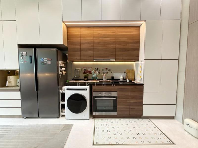 Jade Residences, 1 Lew Lian Vale, Hougang / Punggol / Sengkang, 2 Bedrooms, 614 sqft, Apartment For Rent, by Brina Lee, 500256875 - Kitchen - PropertyGuru.com.sg