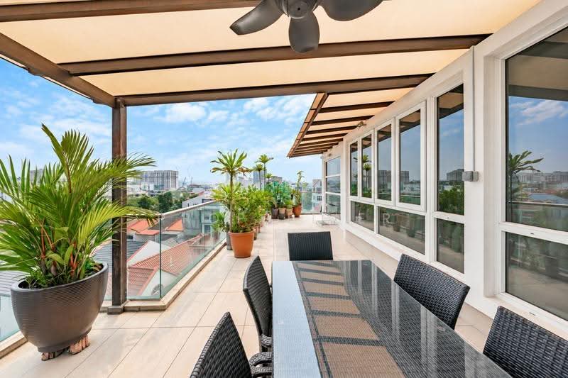Palm Vista, 47A Lorong G Telok Kurau, East Coast / Marine Parade, 3 Bedrooms, 1,636 sqft, Condominium For Sale, by Elaine Wong, 500256908 - Balcony - PropertyGuru.com.sg