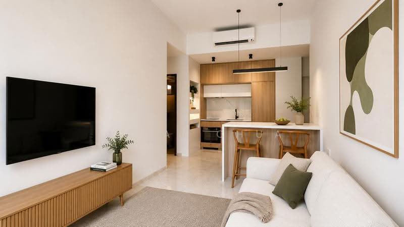Almost Sold, Move-In Ready, Freehold 3BR Near GCB Area, Alexandra / Commonwealth, 3 Bedrooms, 818 sqft, Condominium For Sale, by Bryan Chua, 500257016 - Living Room - PropertyGuru.com.sg