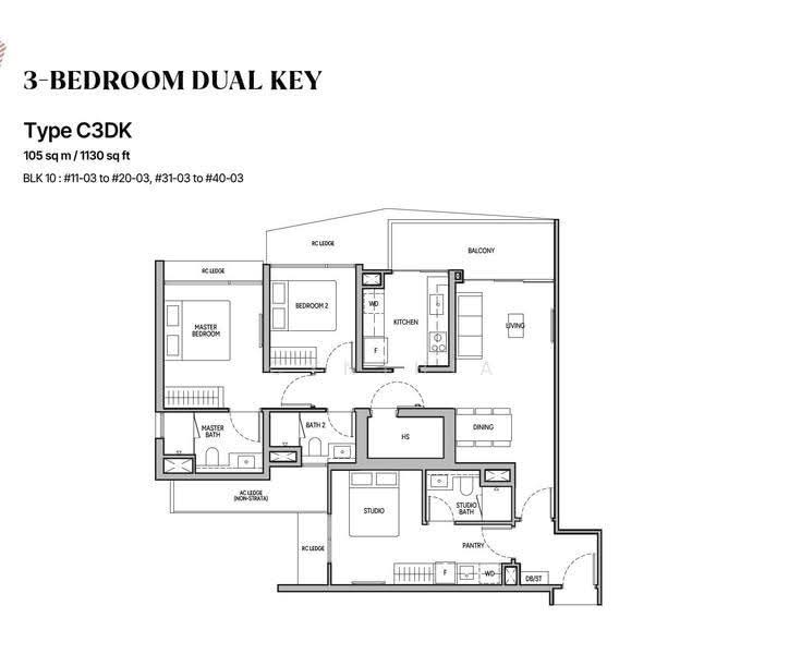 The Orie, 31 Lorong 1 Toa Payoh, Balestier / Toa Payoh, 3 Bedrooms, 1,130 sqft, Condominium For Sale, by Cynthia Lee H C, 500257028 - PropertyGuru.com.sg