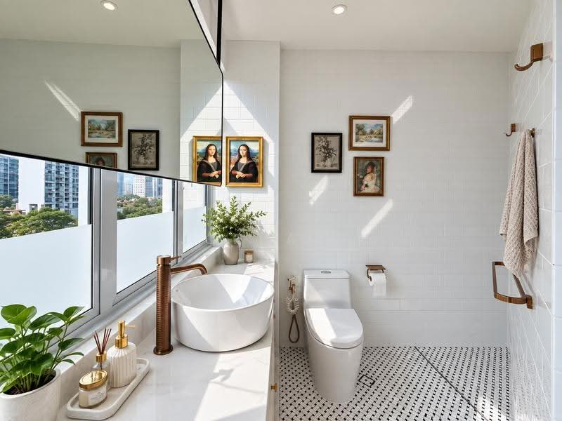 Keng Lee View, 108 Keng Lee Road, Farrer Park / Serangoon Rd, 3 Bedrooms, 1,216 sqft, Apartment For Sale, by Jordan ., 500257073 - Master Bathroom - PropertyGuru.com.sg