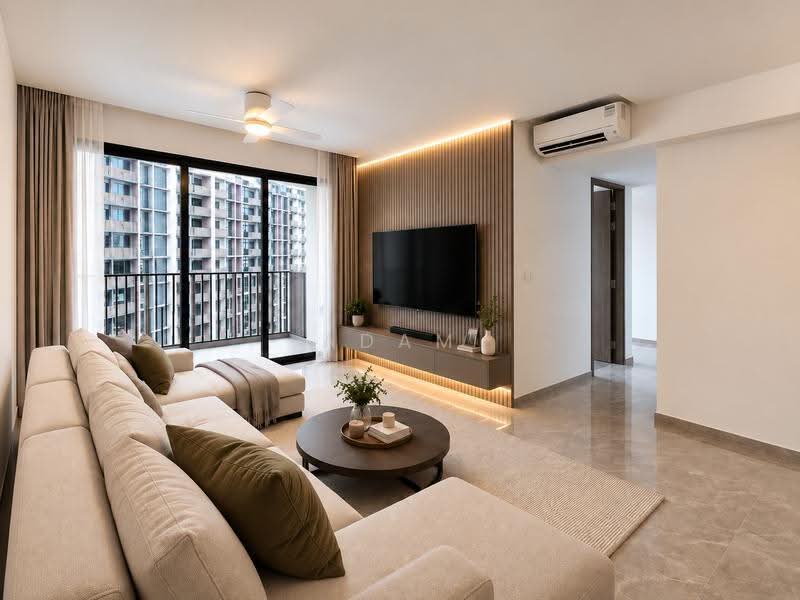 Norwood Grand, 2 Champions Way, Admiralty / Woodlands, 4 Bedrooms, 1,313 sqft, Condominium For Rent, by Adam Tng, 500257091 - Living Room - PropertyGuru.com.sg