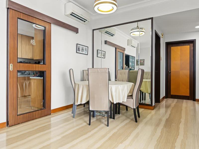 Casablanca, 23 Rosewood Drive, Admiralty / Woodlands, 3 Bedrooms, 1,184 sqft, Condominium For Sale, by Joshua Soh, 500257095 - Dining Room - PropertyGuru.com.sg