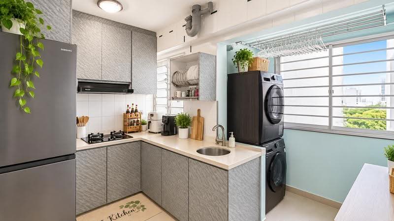 127D Kim Tian Road, 127D Kim Tian Road, Alexandra / Commonwealth, 3 Bedrooms, 947 sqft, HDB Flat For Sale, by Fitri Mustafa, 500257097 - Kitchen - PropertyGuru.com.sg