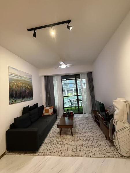 Marina One Residences, 21 Marina Way, Boat Quay / Raffles Place / Marina, 1 Bedroom, 700 sqft, Condominium For Rent, by Ben XIA 夏天鹏, 500257124 - Living Room - PropertyGuru.com.sg