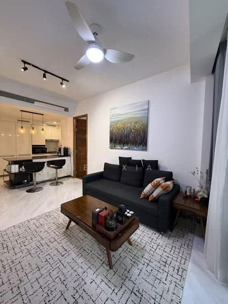 Marina One Residences, 21 Marina Way, Boat Quay / Raffles Place / Marina, 1 Bedroom, 700 sqft, Condominium For Rent, by Ben XIA 夏天鹏, 500257124 - Living room - PropertyGuru.com.sg