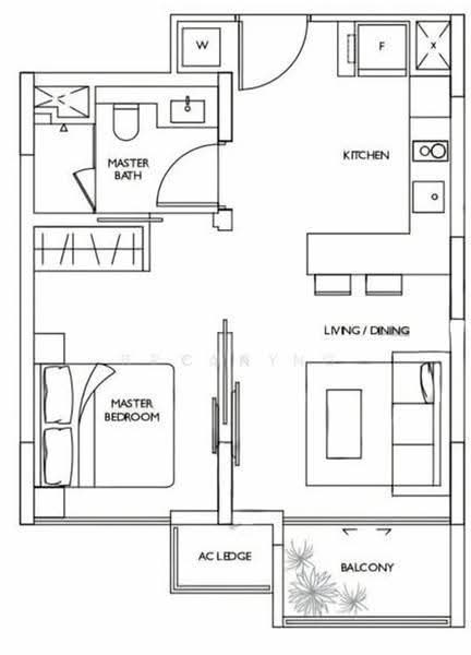Archipelago, 515 Bedok Reservoir, Bedok / Upper East Coast, 1 Bedroom, 527 sqft, Condominium For Sale, by CJay ., 500257128 - PropertyGuru.com.sg