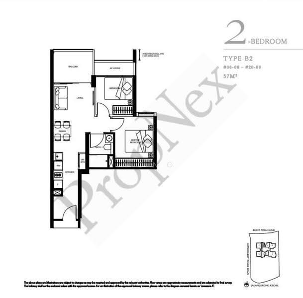 The LINQ @ Beauty World, 118 Upper Bukit Timah Road, Clementi Park / Upper Bukit Timah, 2 Bedrooms, 614 sqft, Condominium For Sale, by Wong Rosanna, 500257139 - PropertyGuru.com.sg