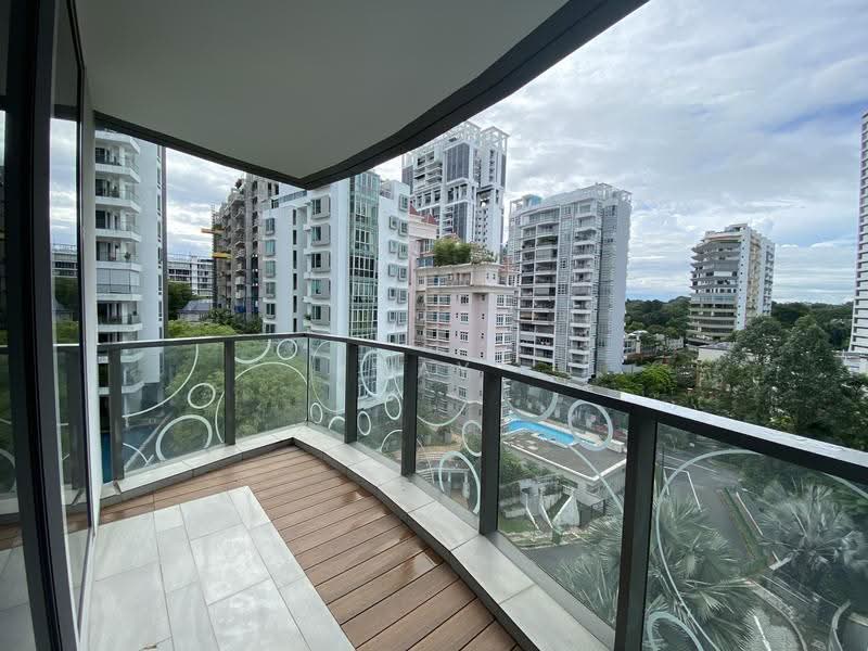 Hallmark Residences, 21 Ewe Boon Road, Tanglin / Holland / Bukit Timah, 3 Bedrooms, 1,518 sqft, Condominium For Rent, by May Li, 500257146 - Balcony - PropertyGuru.com.sg