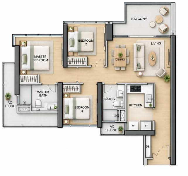 Gem Residences, Balestier / Toa Payoh, 3 Bedrooms, 947 sqft, Condominium For Sale, by Justin Foo, 500257173 - PropertyGuru.com.sg