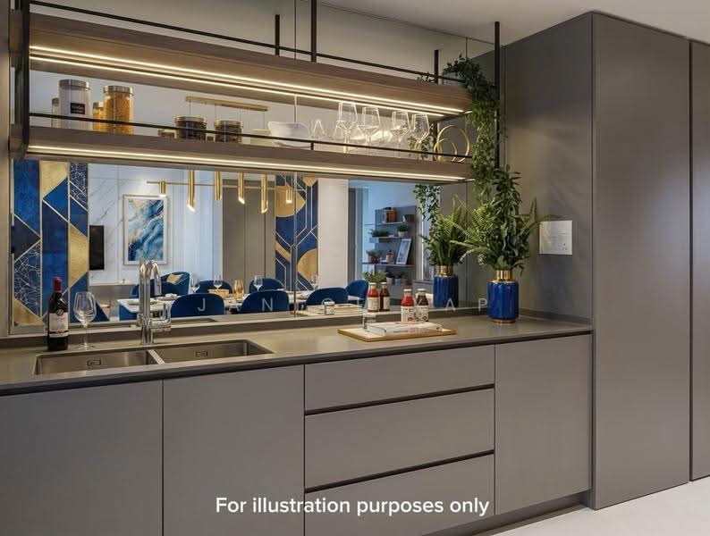 Lentor Hills Residences, 33 Lentor Hills Road, Mandai / Upper Thomson, 1 Bedroom, 570 sqft, Condominium For Sale, by Janice Yap, 500257178 - Kitchen - PropertyGuru.com.sg