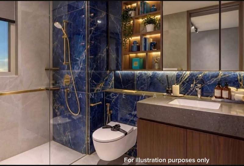 Lentor Hills Residences, 33 Lentor Hills Road, Mandai / Upper Thomson, 1 Bedroom, 570 sqft, Condominium For Sale, by Janice Yap, 500257178 - Bathroom - PropertyGuru.com.sg