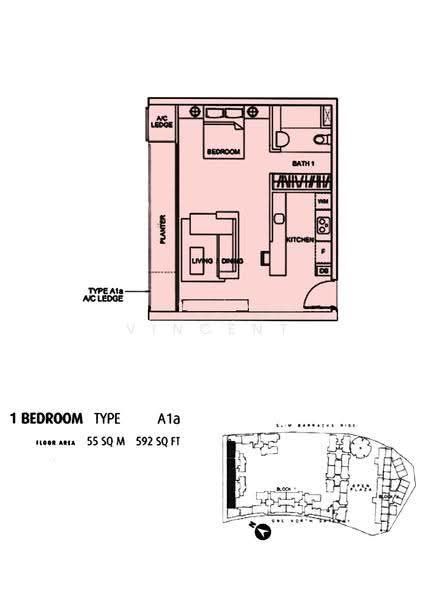 One-North Residences, 7 One-North Gateway, Buona Vista / West Coast / Clementi New Town, 1 Bedroom, 592 sqft, Apartment For Sale, by Vincent Kuo, 500257189 - PropertyGuru.com.sg