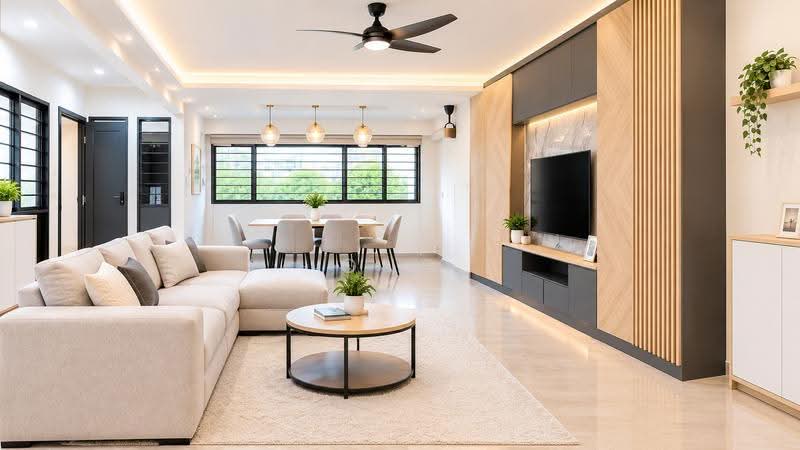 543 Serangoon North Avenue 3, 543 Serangoon North Avenue 3, Hougang / Punggol / Sengkang, 3 Bedrooms, 1,496 sqft, HDB Flat For Sale, by Ong Boon Seng, 500257201 - Living Room - PropertyGuru.com.sg