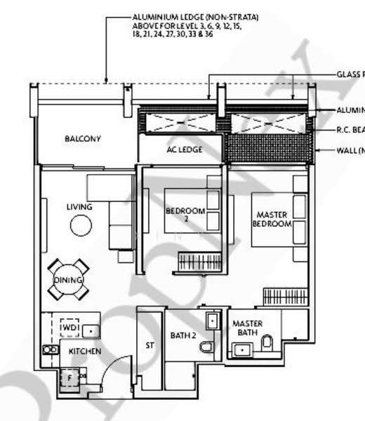 Riviere, 3 Jiak Kim Street, Alexandra / Commonwealth, 2 Bedrooms, 818 sqft, Condominium For Sale, by Xinyi Ho 何欣倚, 500257205 - PropertyGuru.com.sg